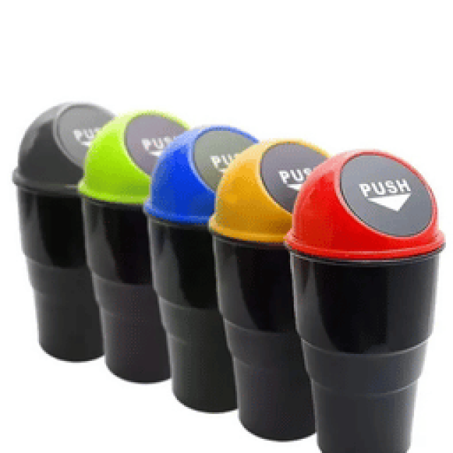 CAR DUSTBIN (RED/BLUE/BLACK)